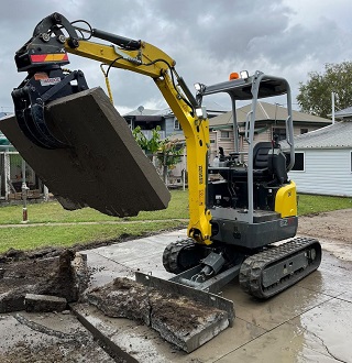 five finger grab for excavator